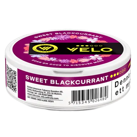 VELO Sweet Blackcurrant