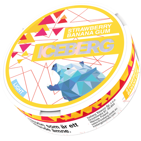 ICEBERG Strawberry Banana Gum Light