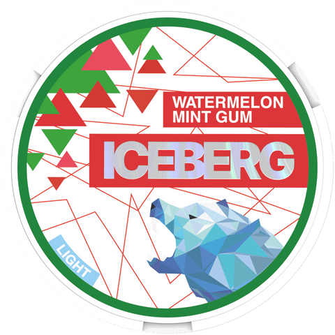 ICEBERG Watermelon Mint Gum Light