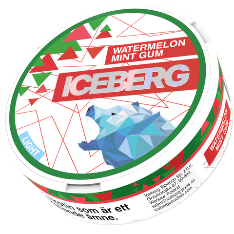 ICEBERG Watermelon Mint Gum Light